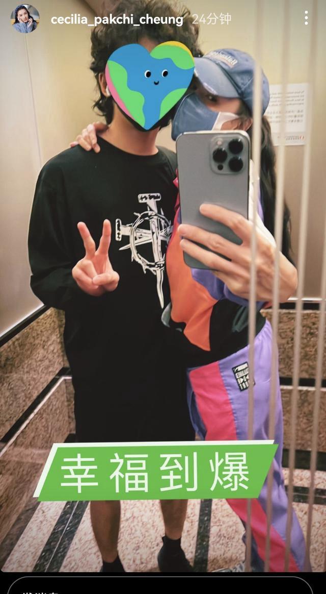 14岁谢振轩长大成男子汉，陪妈妈张柏芝玩“贴脸杀”，夸像梁朝伟