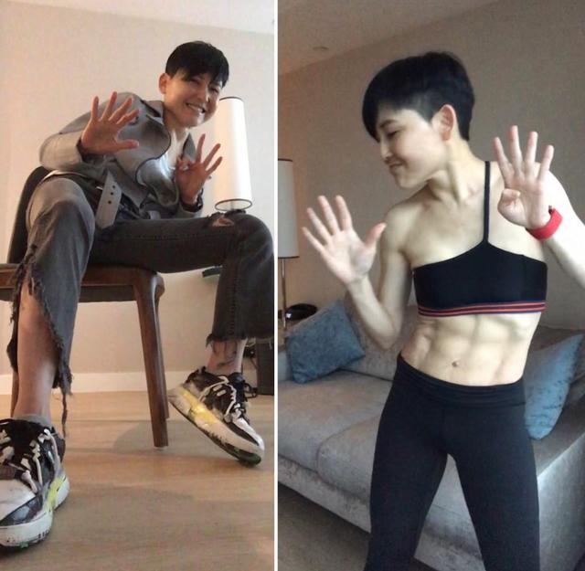刘美君为80岁母亲庆生，称母亲患脑瘤才康复，四代同堂合照很温馨