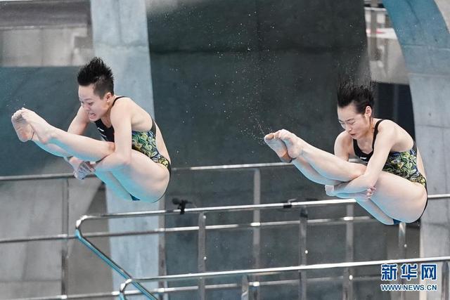 跳水世界杯：昌雅妮/陈艺文女子双人三米板夺冠