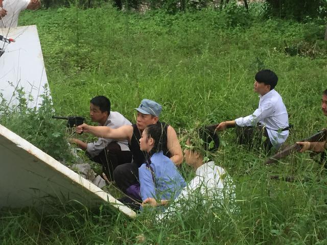 探班著名演员周浩东正在热拍《鬼子进村》系列电影