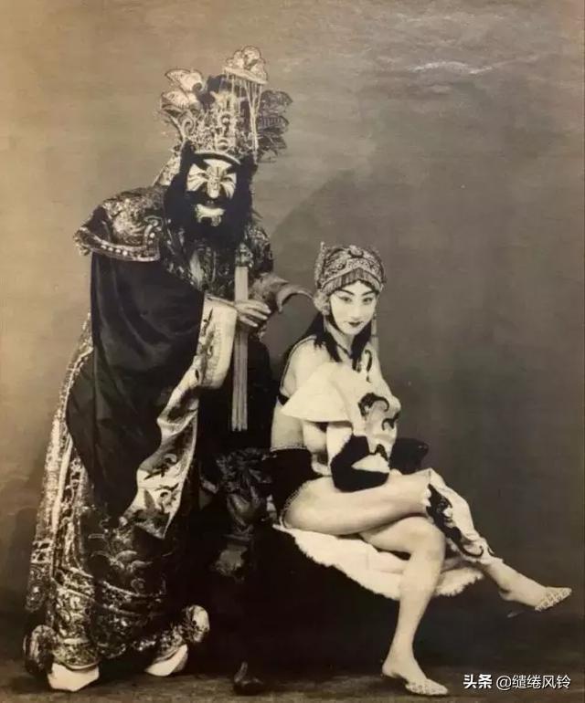 1924年上演京剧《封神榜》剧照，名角小杨月楼主演，绝对让你惊艳